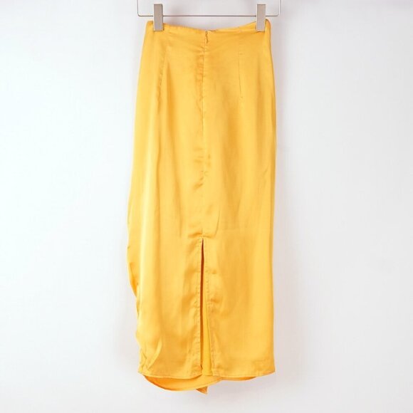 Andrea Iyamah Behati Skirt Marigold Yellow - Size XS - NWT - Picture 2 of 6